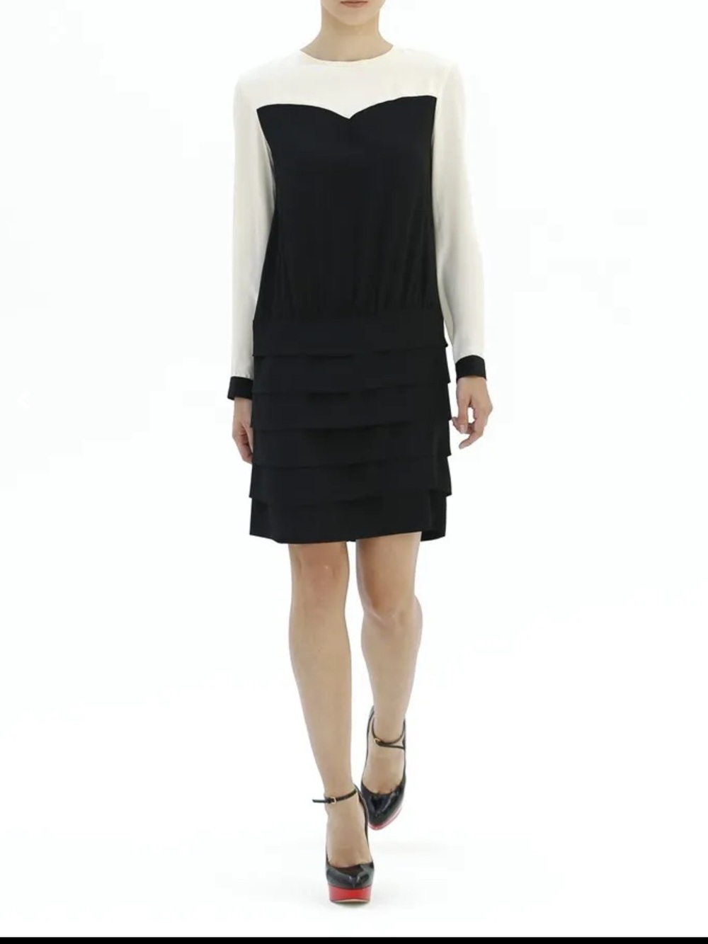 Victoria Beckham Silk knee length dress